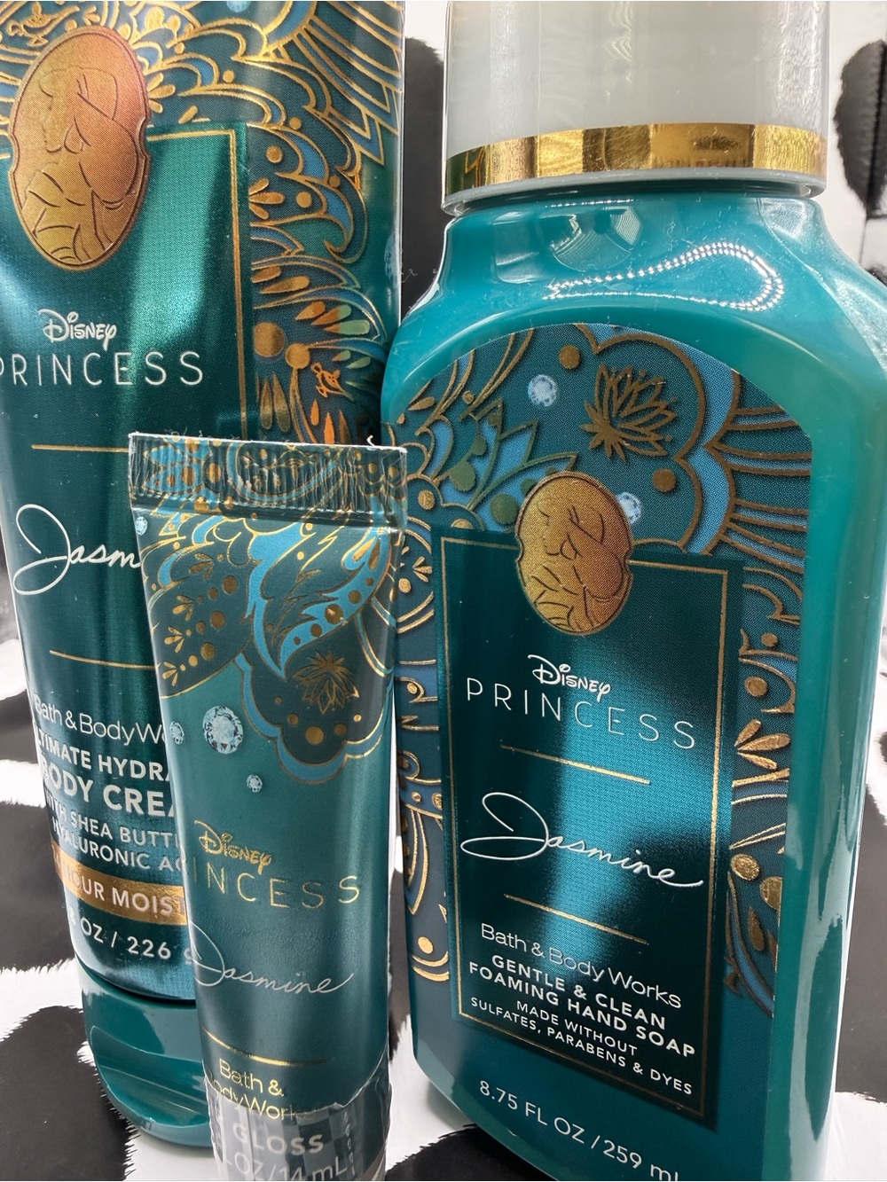 Disney Princess Jasmine Bath & Body Set - Teal & Gold